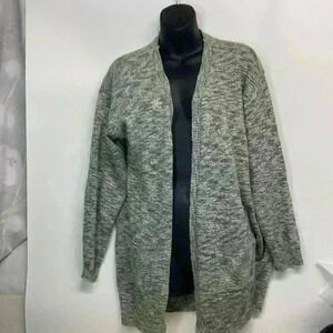 Mod cloth size large Heather  green cardigan